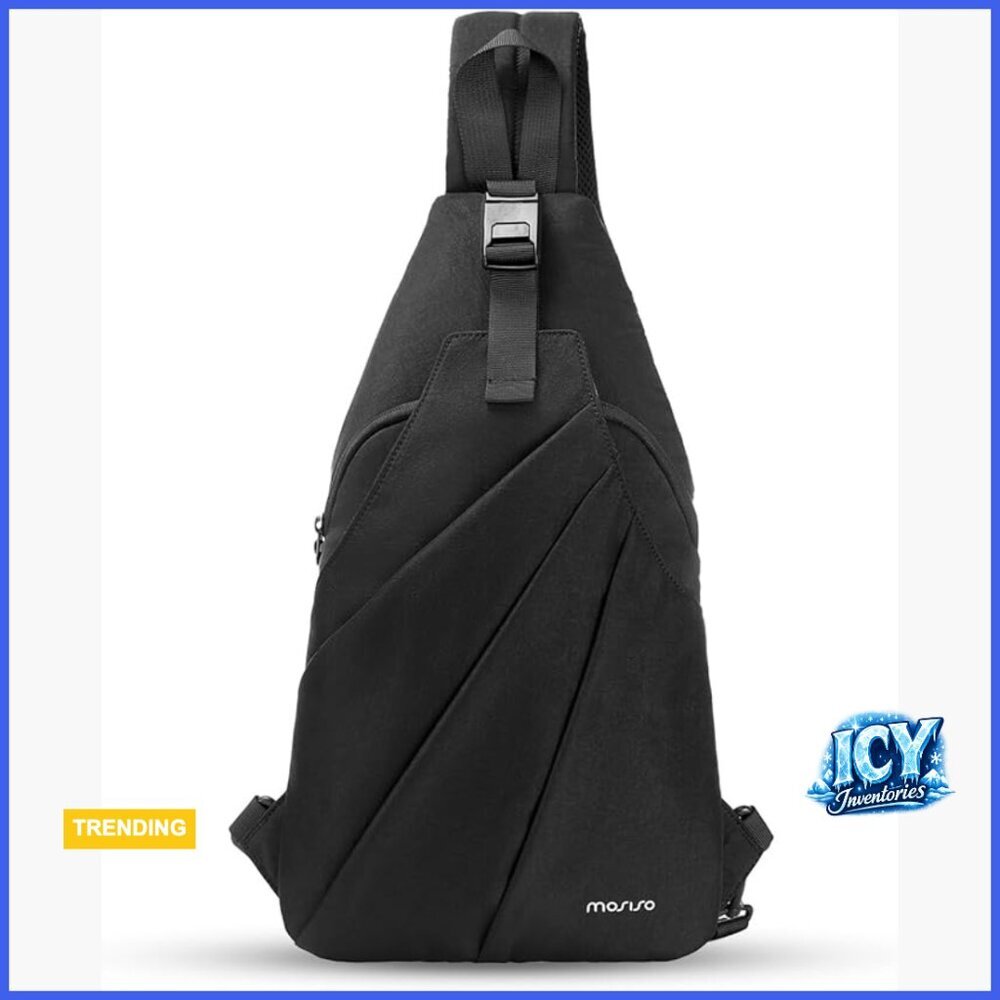 Nylon Slim Crossbody Sling Backpack Lightweight Daypack Travel Hiking